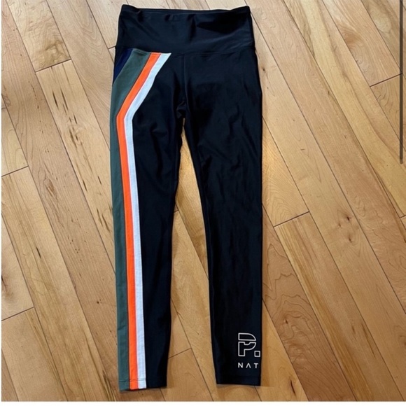 PE NATION Flight Series Legging Black 7/8 length midrise sculpted panels - Picture 2 of 7